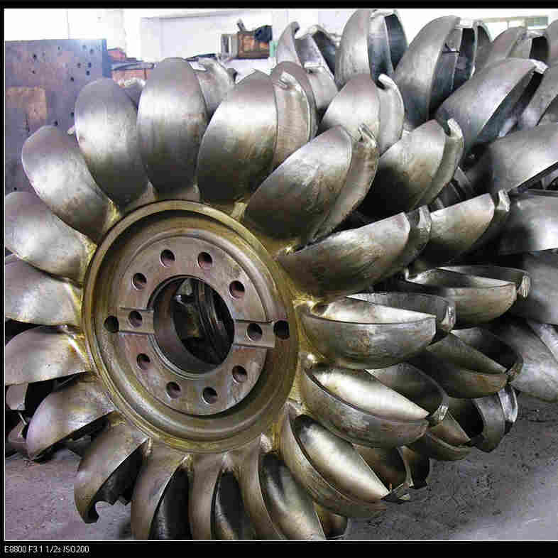type lame fixe de 100kW-200kW S de coureur de puissance hydraulique micro de turbine de Kaplan