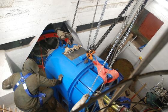 Système hydroélectrique à haut rendement de 1450 kW avec générateur sans balai pour l'énergie durable