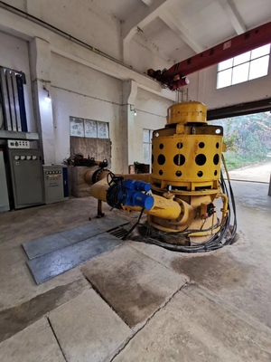Châssis de turbine à eau en acier au carbone Arbre vertical pour machines lourdes