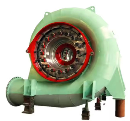 Casque en spirale en acier au carbone Q345 Francis Turbine à eau pour une centrale hydroélectrique de 50 M-120m