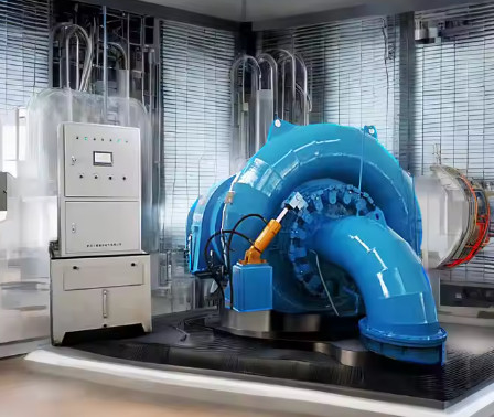 Type de turbine Turbine horizontale Francis Turbine Francis Turbine hydraulique pour la production d'électricité hydroélectrique