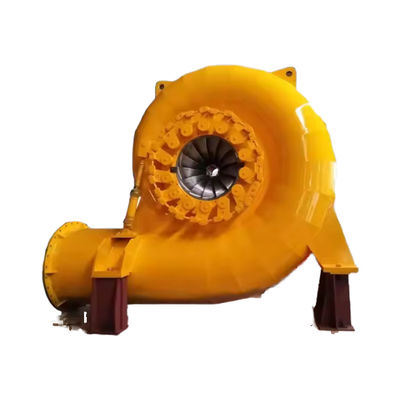 1.8 M3/s Débit de sortie Turbine hydraulique Francis en acier inoxydable avec un rendement nominal de 96%
