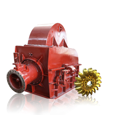 Turbine hydraulique 60HZ de Mini Water Head 250m Pelton outre de turbine de roue du cerceau 500RPM Pelton