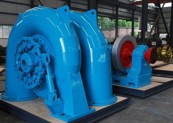 charge d'eau sans brosse de 400V Francis Horizontal Hydro Turbine 57m