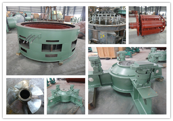 Turbine hydraulique de 60HZ Kaplan outre de grille pour la turbine de Mini Hydro Station Vertical Kaplan