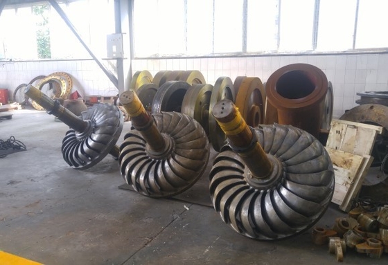 Roue de turbine d'acier inoxydable Turgo 0.9m 500kg pour la turbine à grande vitesse